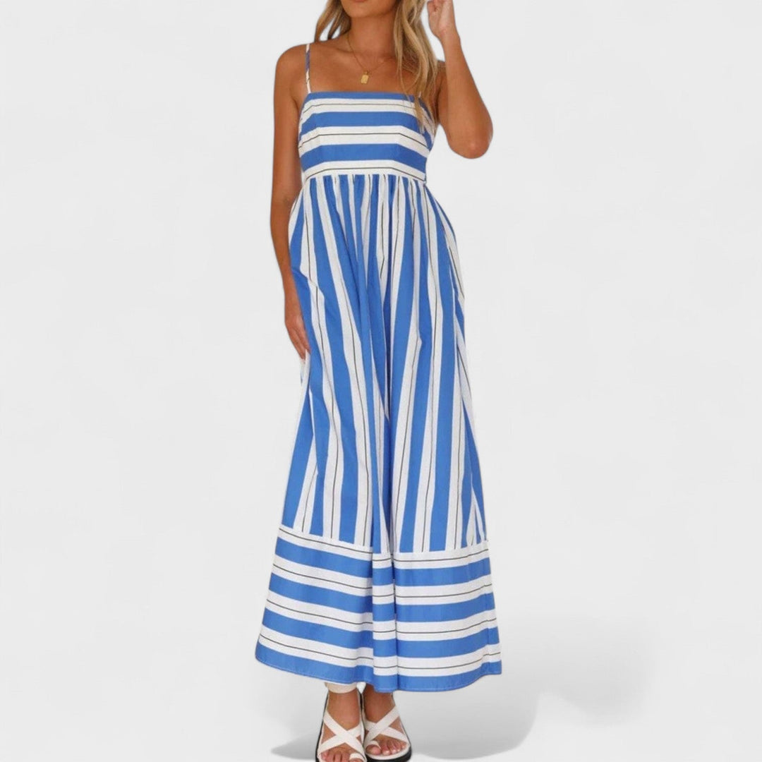 Isabel - Vestito lungo a righe