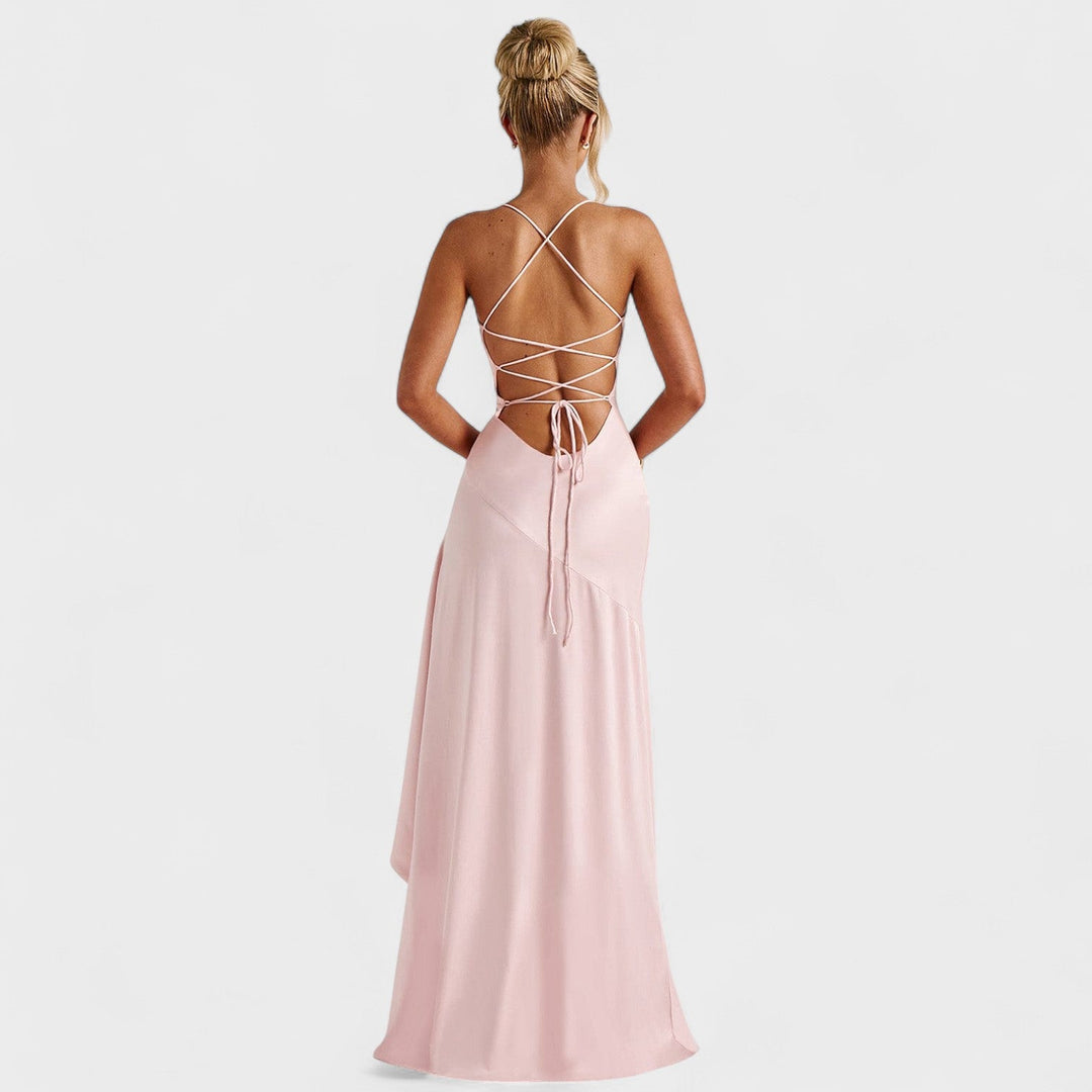 Samira - Vestito Maxi Rosa