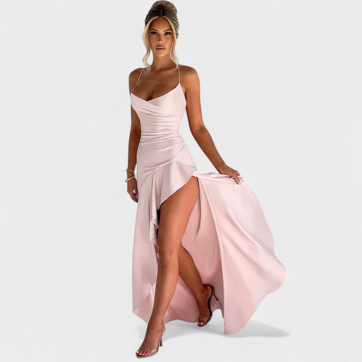Samira - Vestito Maxi Rosa