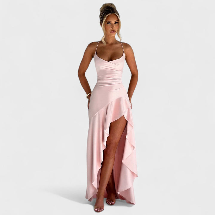 Samira - Vestito Maxi Rosa