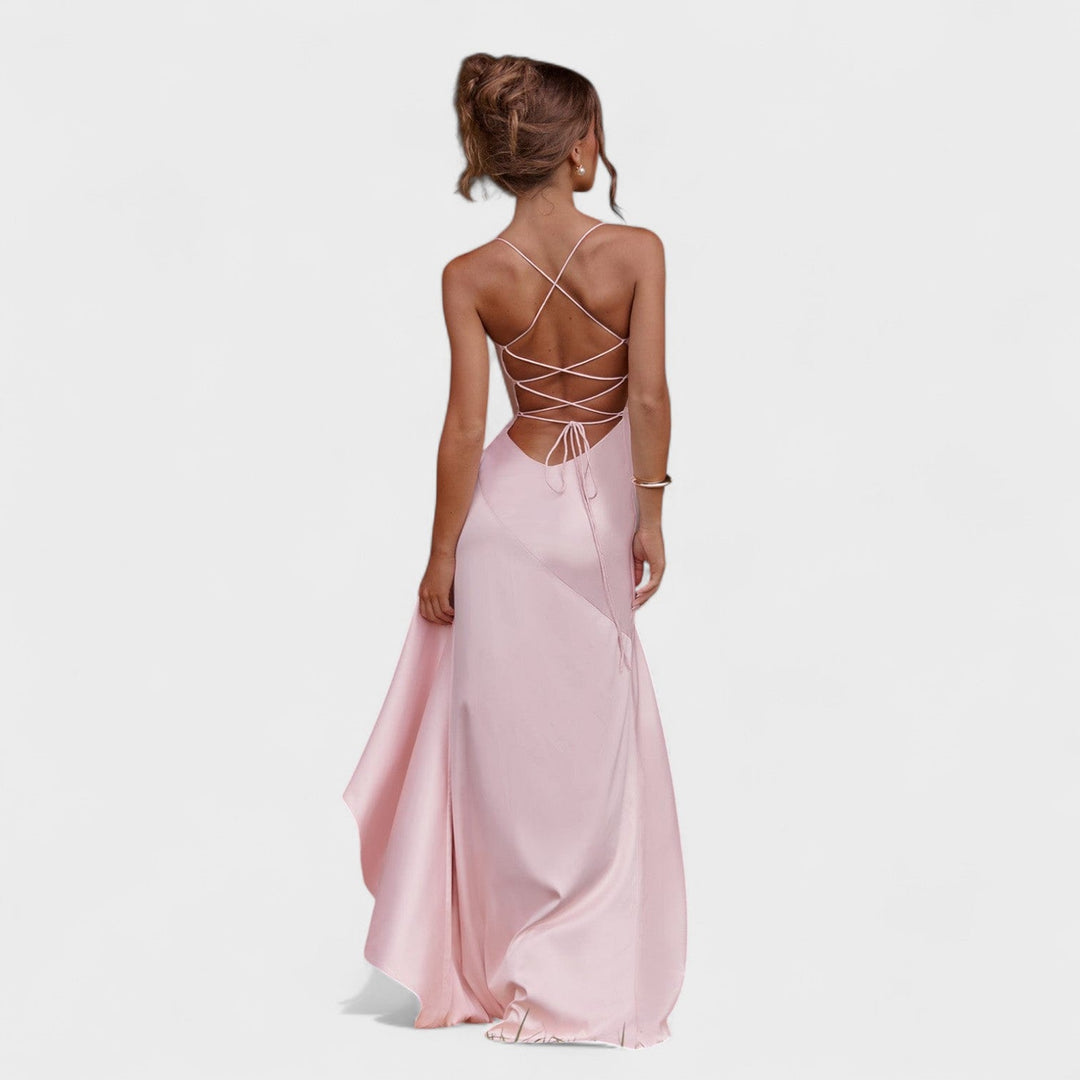 Samira - Vestito Maxi Rosa