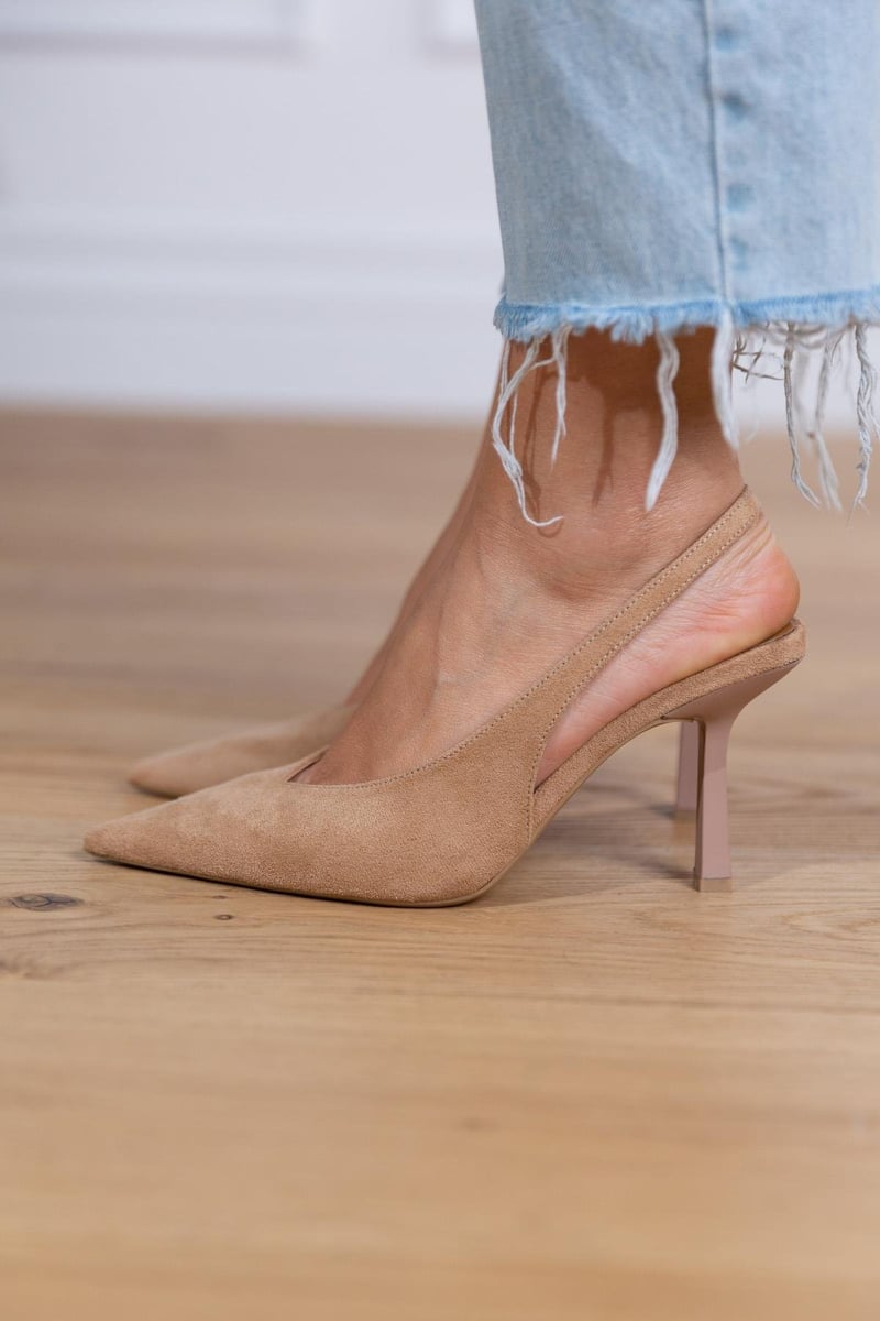 Alma™ | Eleganti scarpe slingback nude