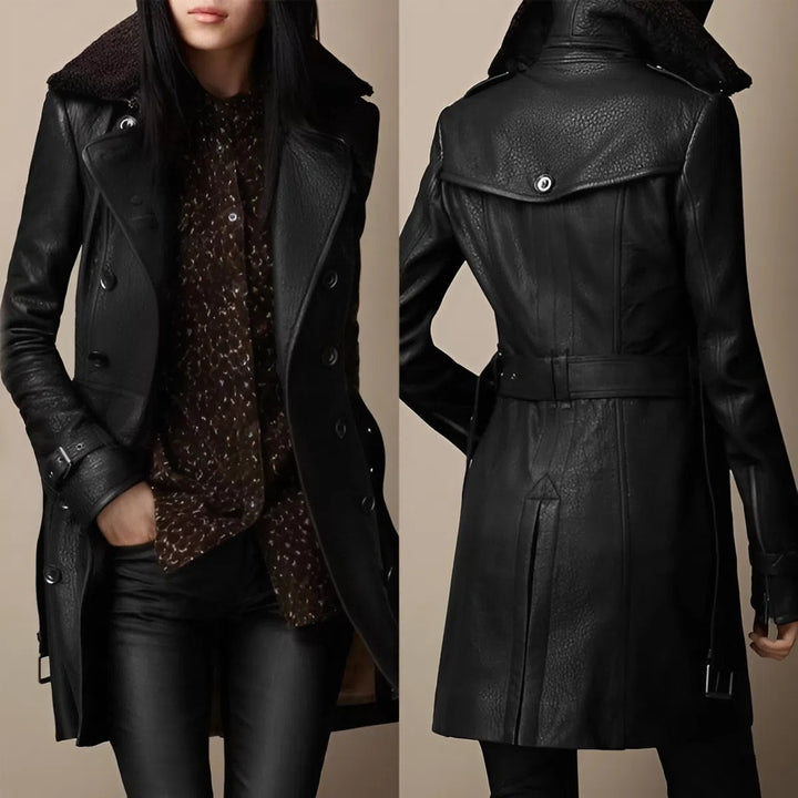 Marta | Giacca in Pelle 3/4