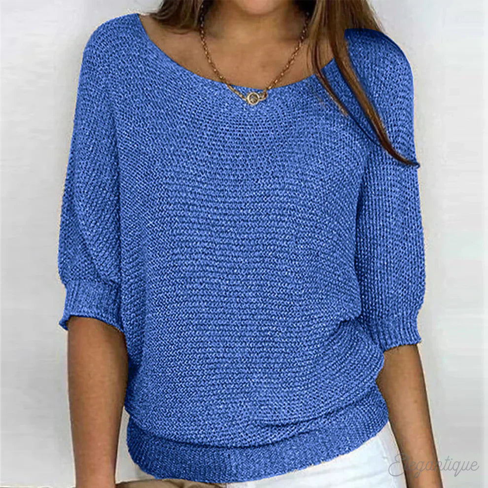 Sofia™ | Fleur - Maglia Casual Elegante