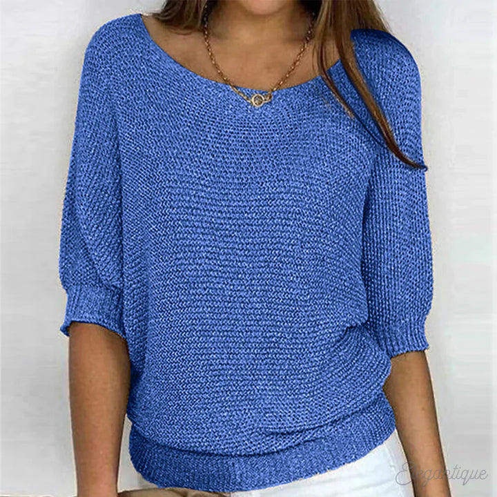 Sofia™ | Fleur - Maglia Casual Elegante