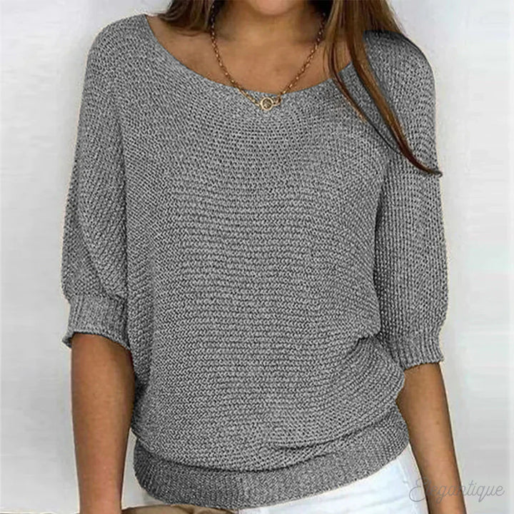 Sofia™ | Fleur - Maglia Casual Elegante