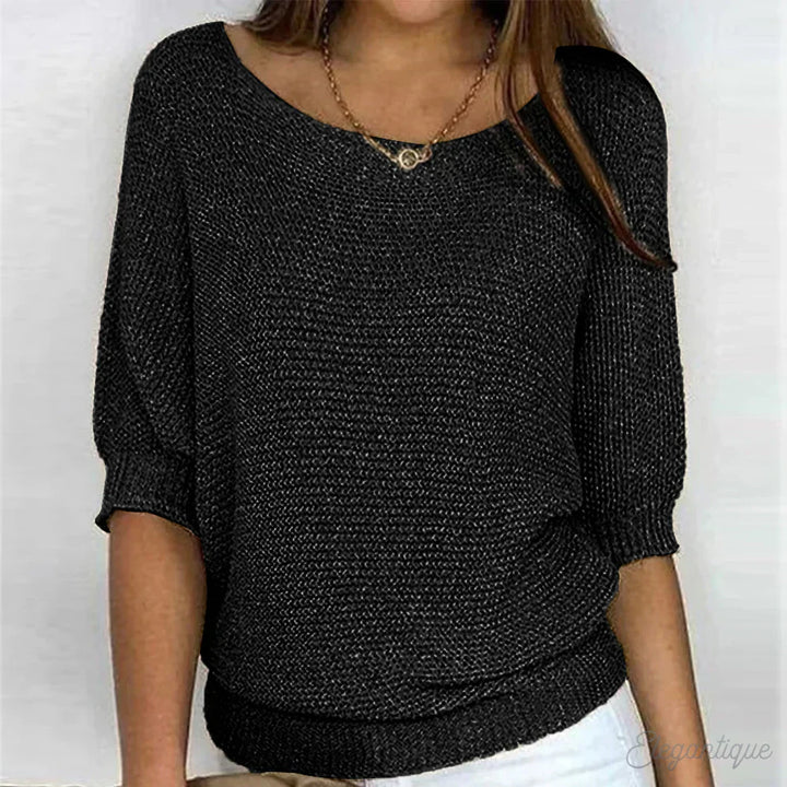 Sofia™ | Fleur - Maglia Casual Elegante