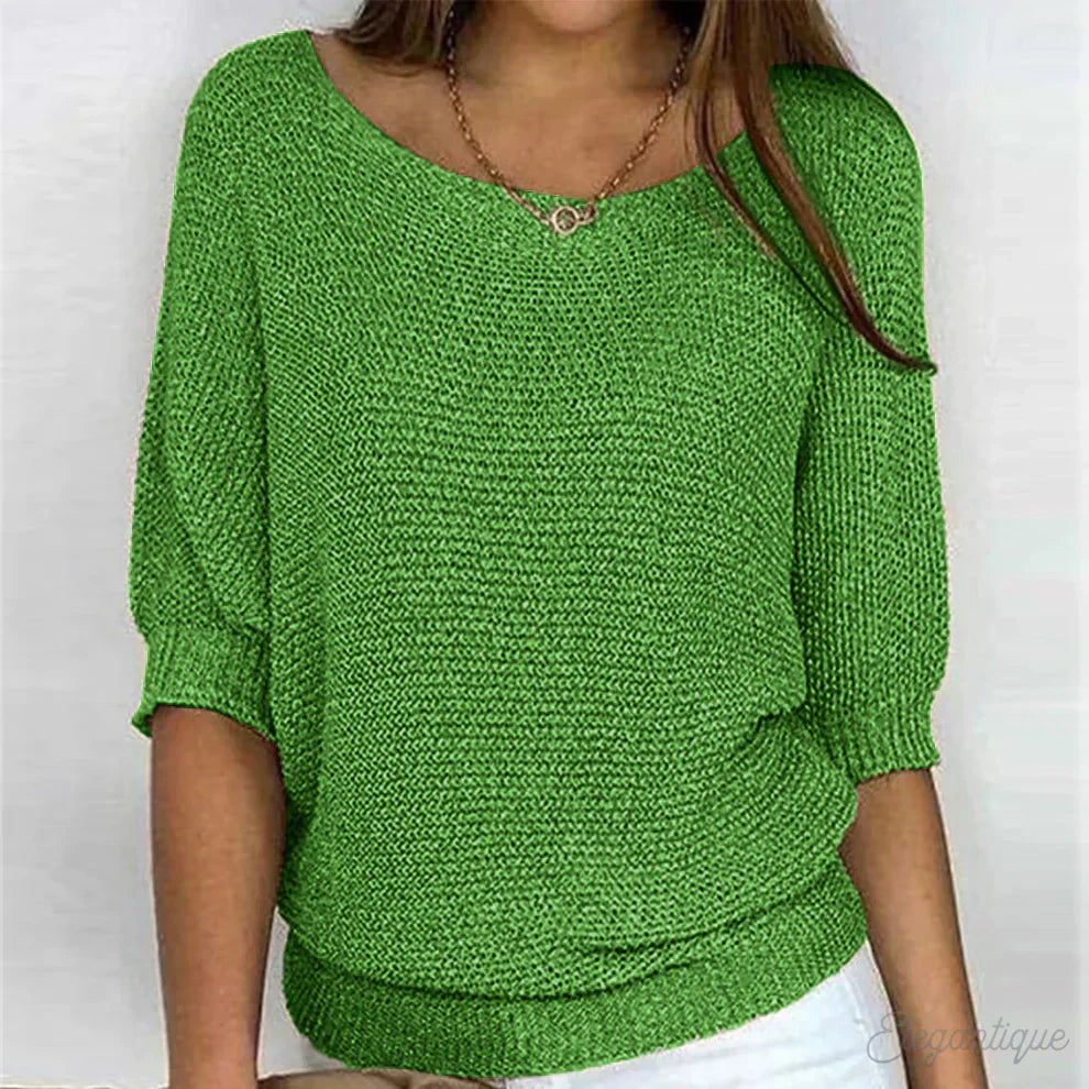 Sofia™ | Fleur - Maglia Casual Elegante