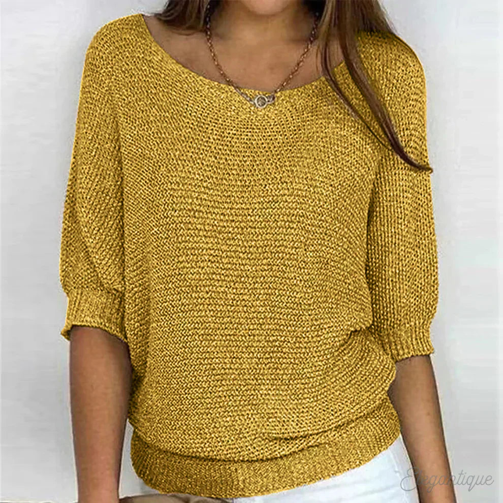 Sofia™ | Fleur - Maglia Casual Elegante