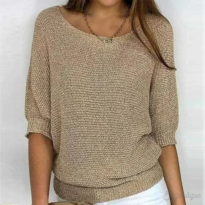 Sofia™ | Fleur - Maglia Casual Elegante