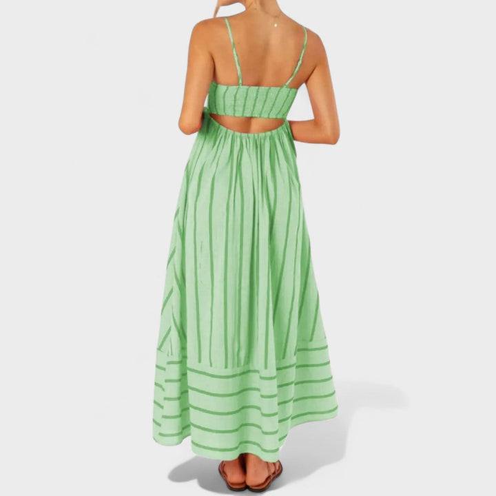 Isabel - Vestito lungo a righe