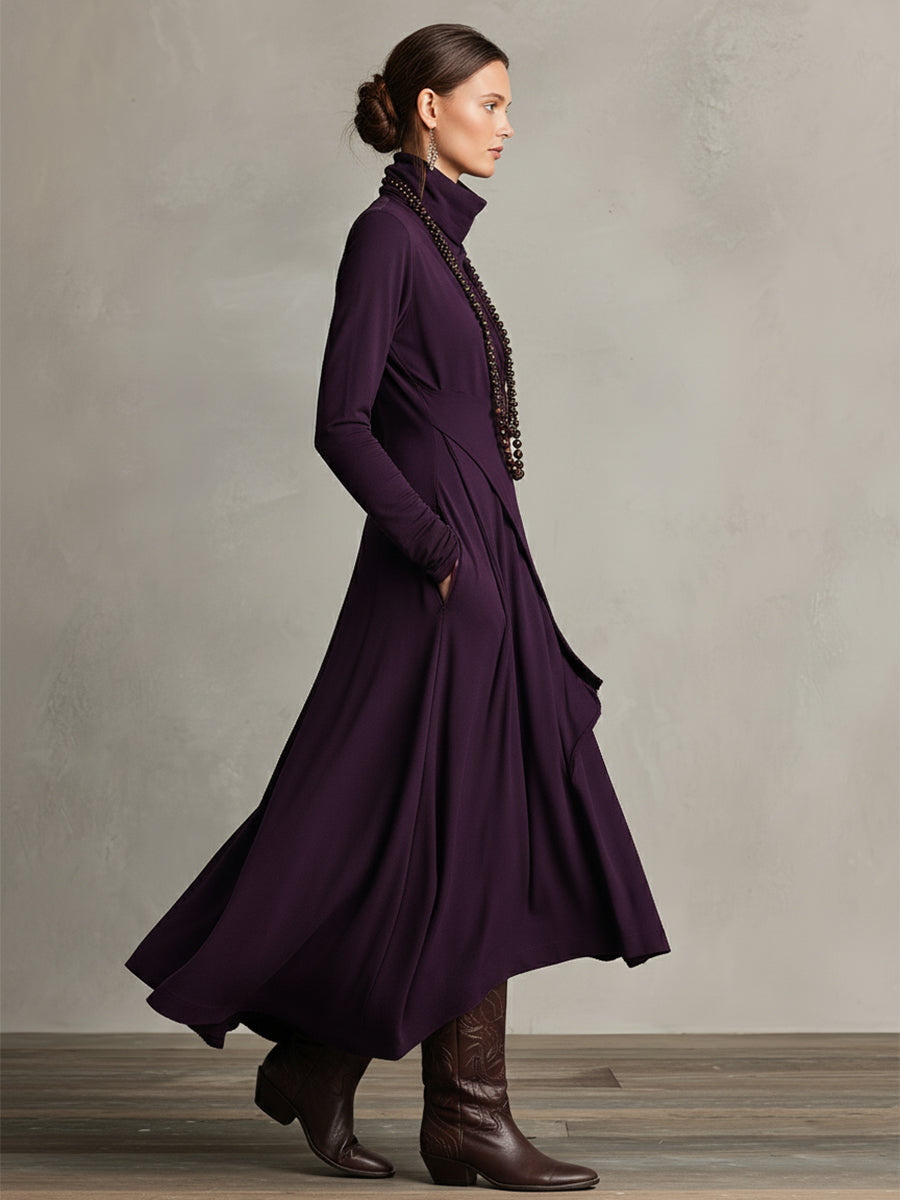 Eleonora | Abito Maxi Drappeggiato