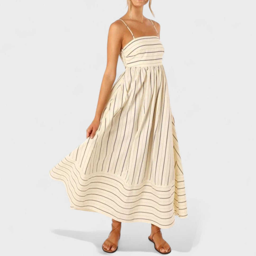Isabel - Vestito lungo a righe