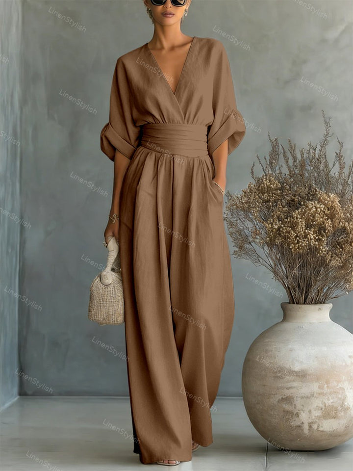 Elira | Jumpsuit Elegante con Scollo a V