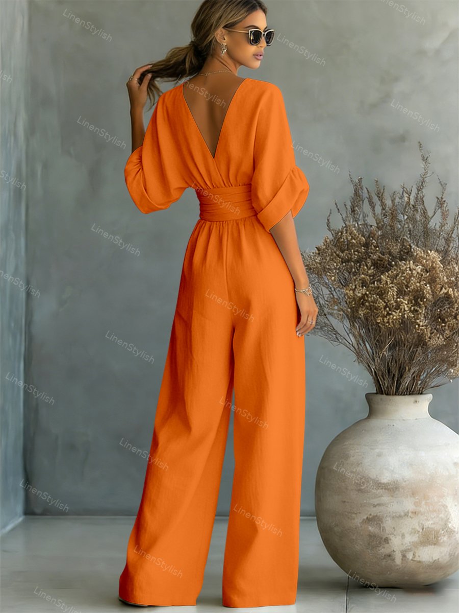 Elira | Jumpsuit Elegante con Scollo a V