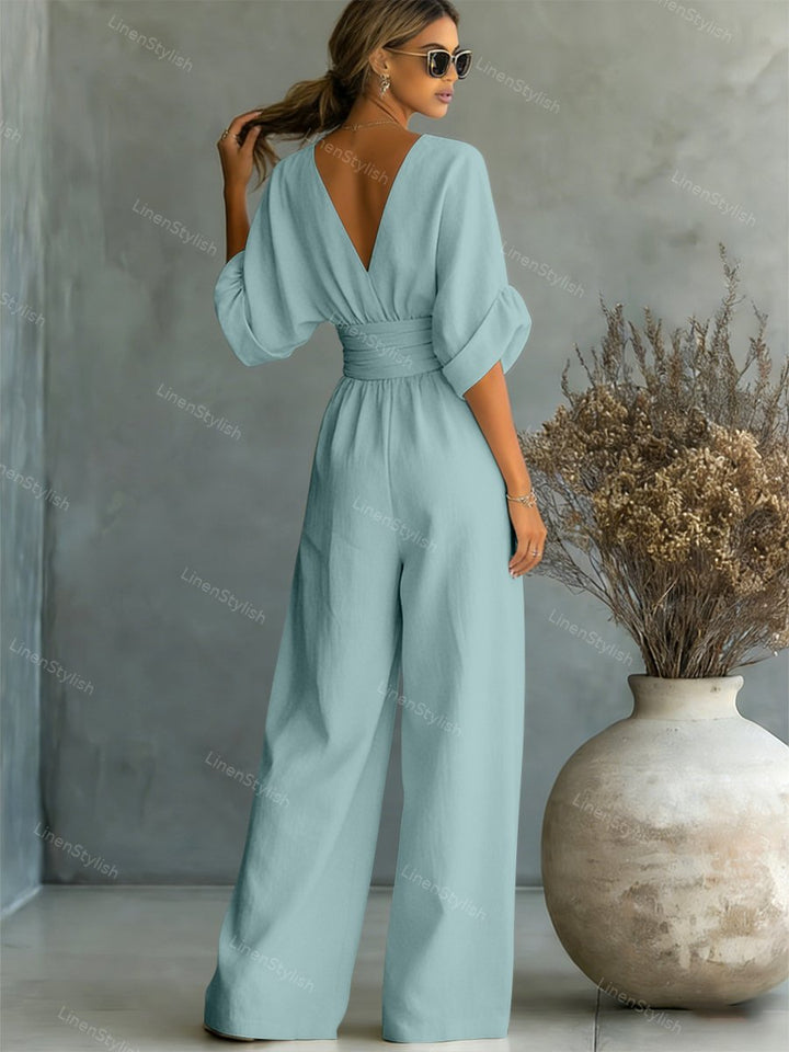 Elira | Jumpsuit Elegante con Scollo a V