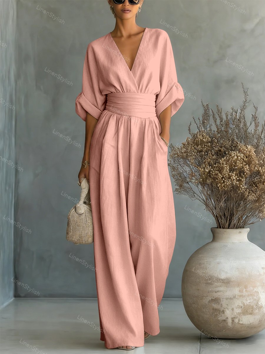 Elira | Jumpsuit Elegante con Scollo a V