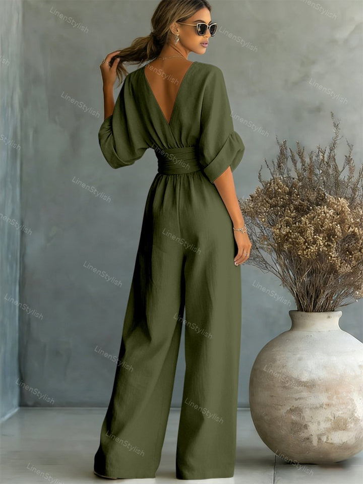 Elira | Jumpsuit Elegante con Scollo a V