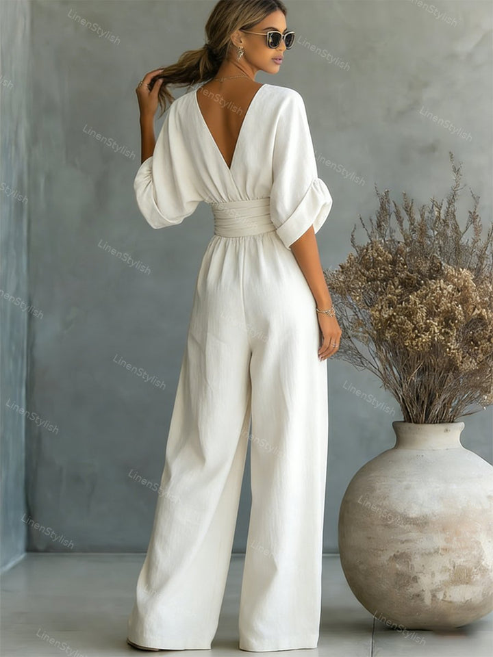 Elira | Jumpsuit Elegante con Scollo a V