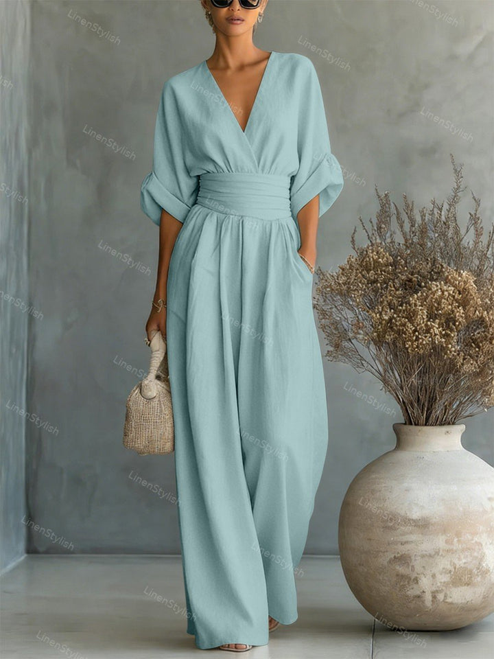 Elira | Jumpsuit Elegante con Scollo a V