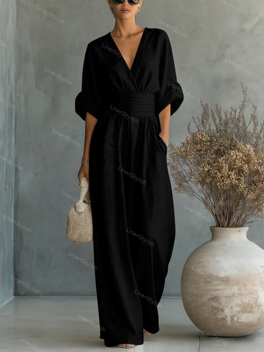 Elira | Jumpsuit Elegante con Scollo a V