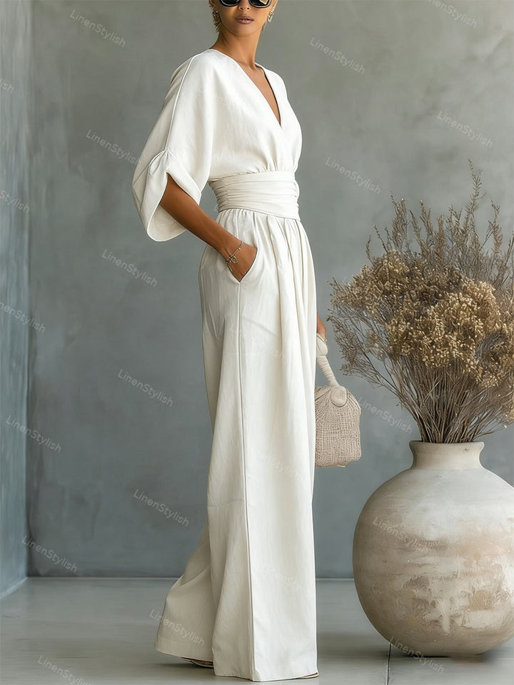 Elira | Jumpsuit Elegante con Scollo a V