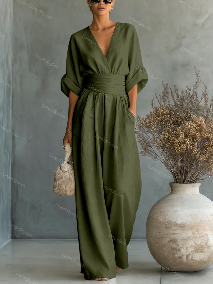 Elira | Jumpsuit Elegante con Scollo a V