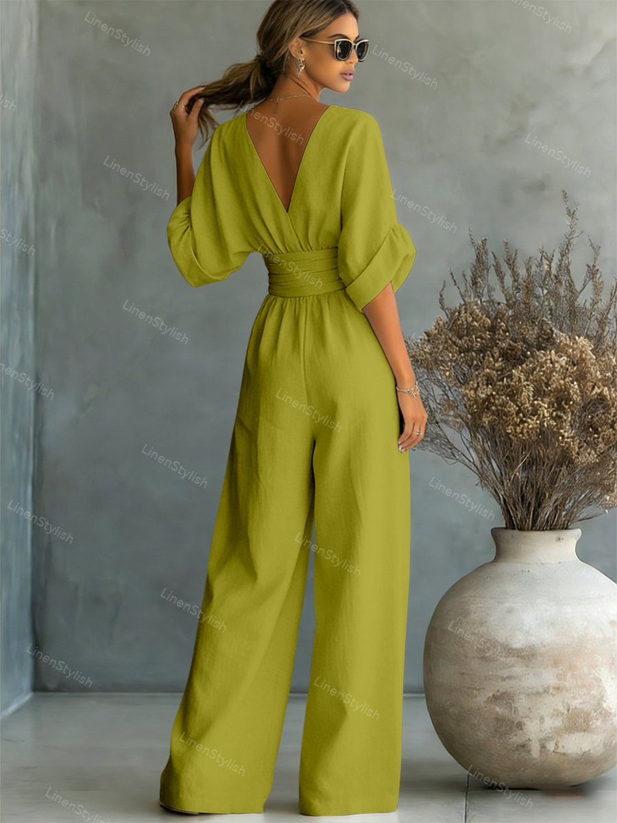 Elira | Jumpsuit Elegante con Scollo a V
