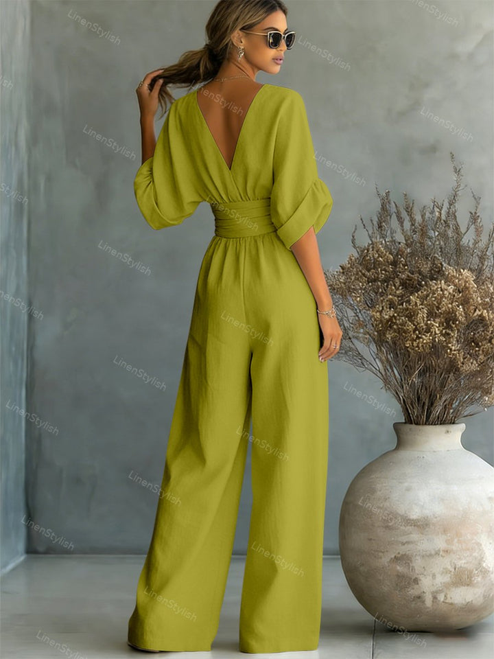 Elira | Jumpsuit Elegante con Scollo a V