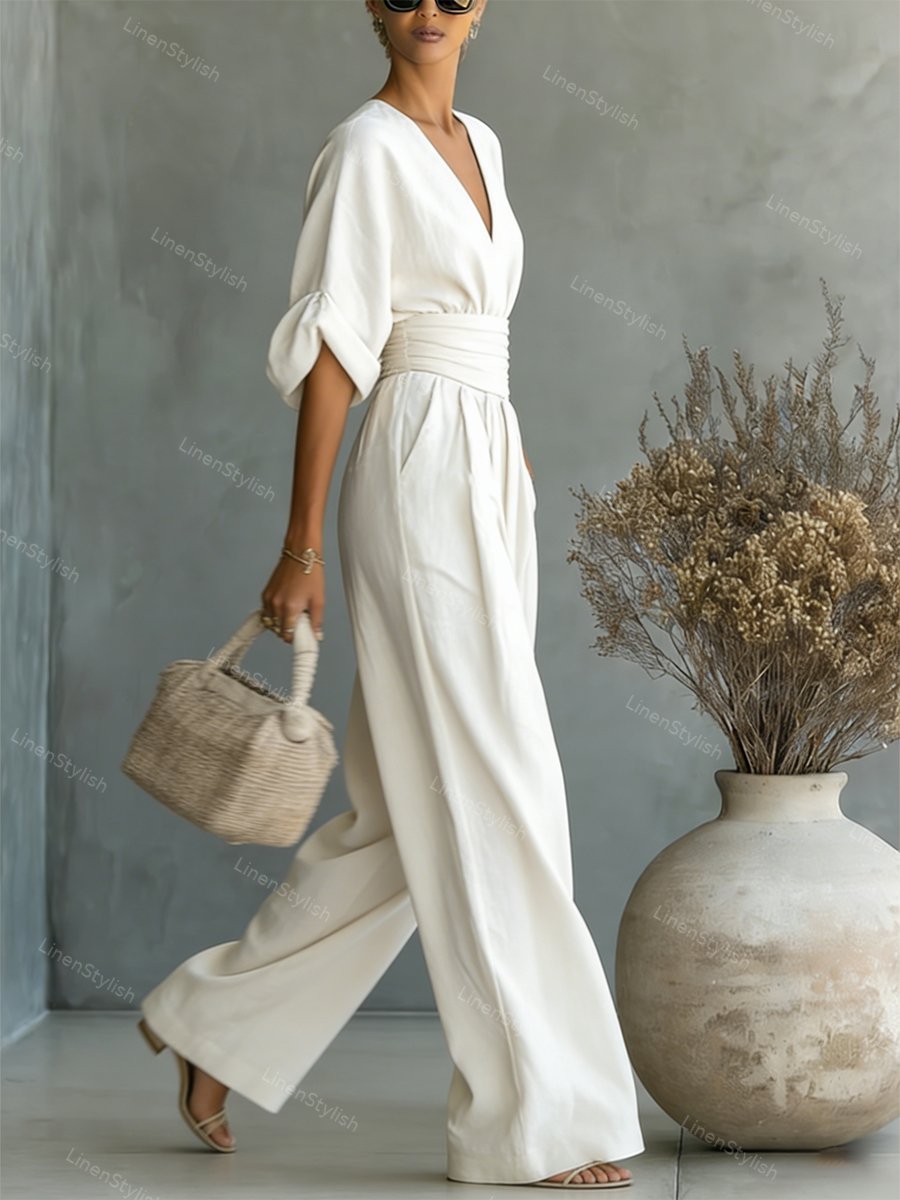 Elira | Jumpsuit Elegante con Scollo a V
