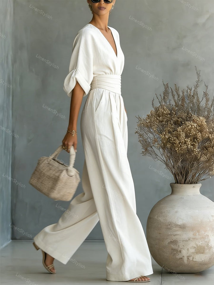 Elira | Jumpsuit Elegante con Scollo a V