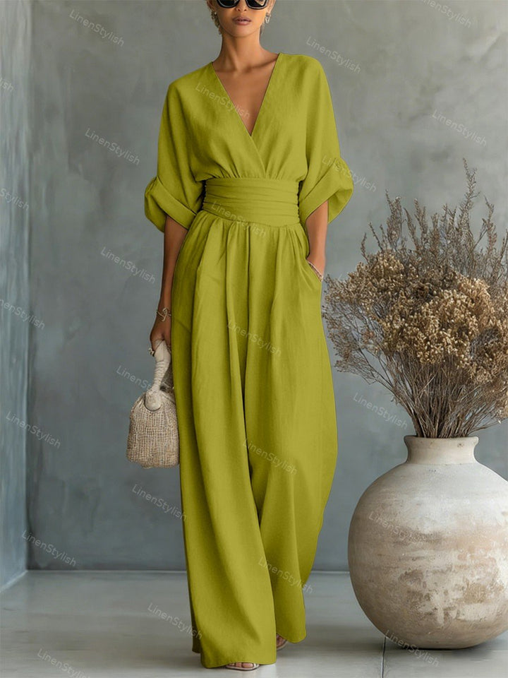 Elira | Jumpsuit Elegante con Scollo a V