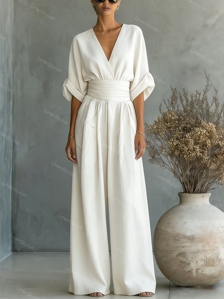 Elira | Jumpsuit Elegante con Scollo a V