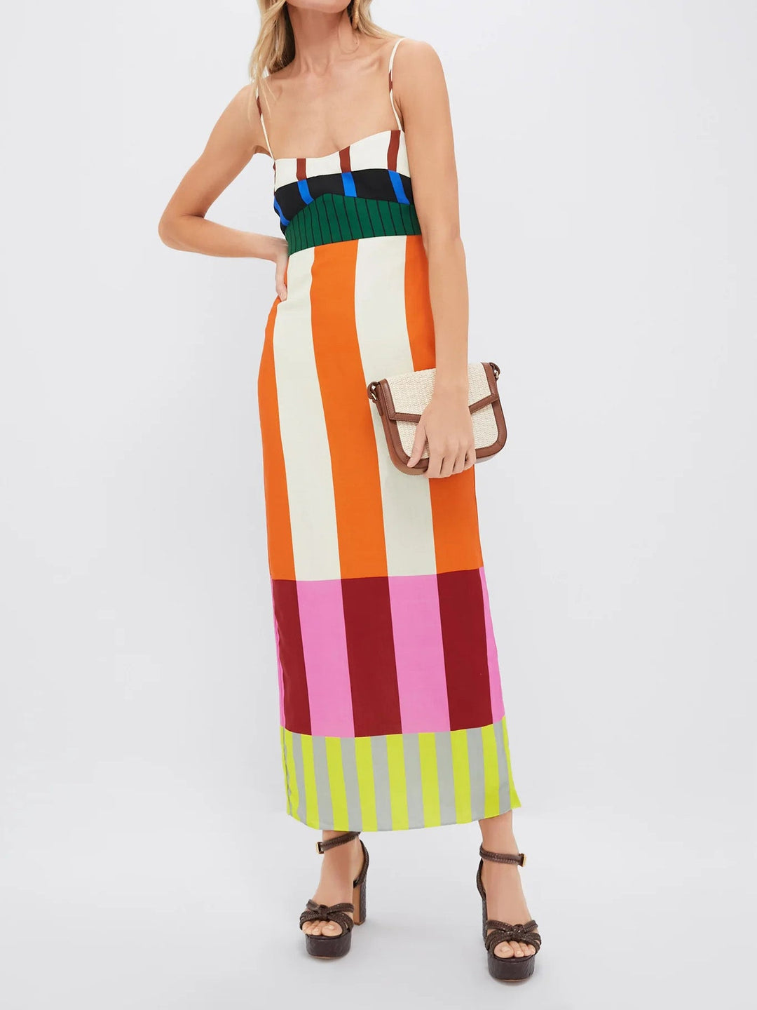Paloma - Maxi Abito Colorato a Righe