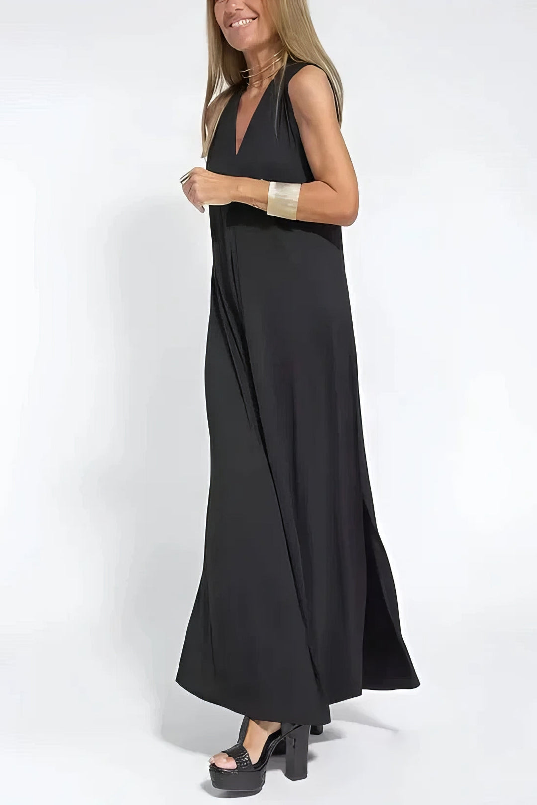 ELISE | Vestito Lungo Elegante con Cardigan Abbinato in Omaggio