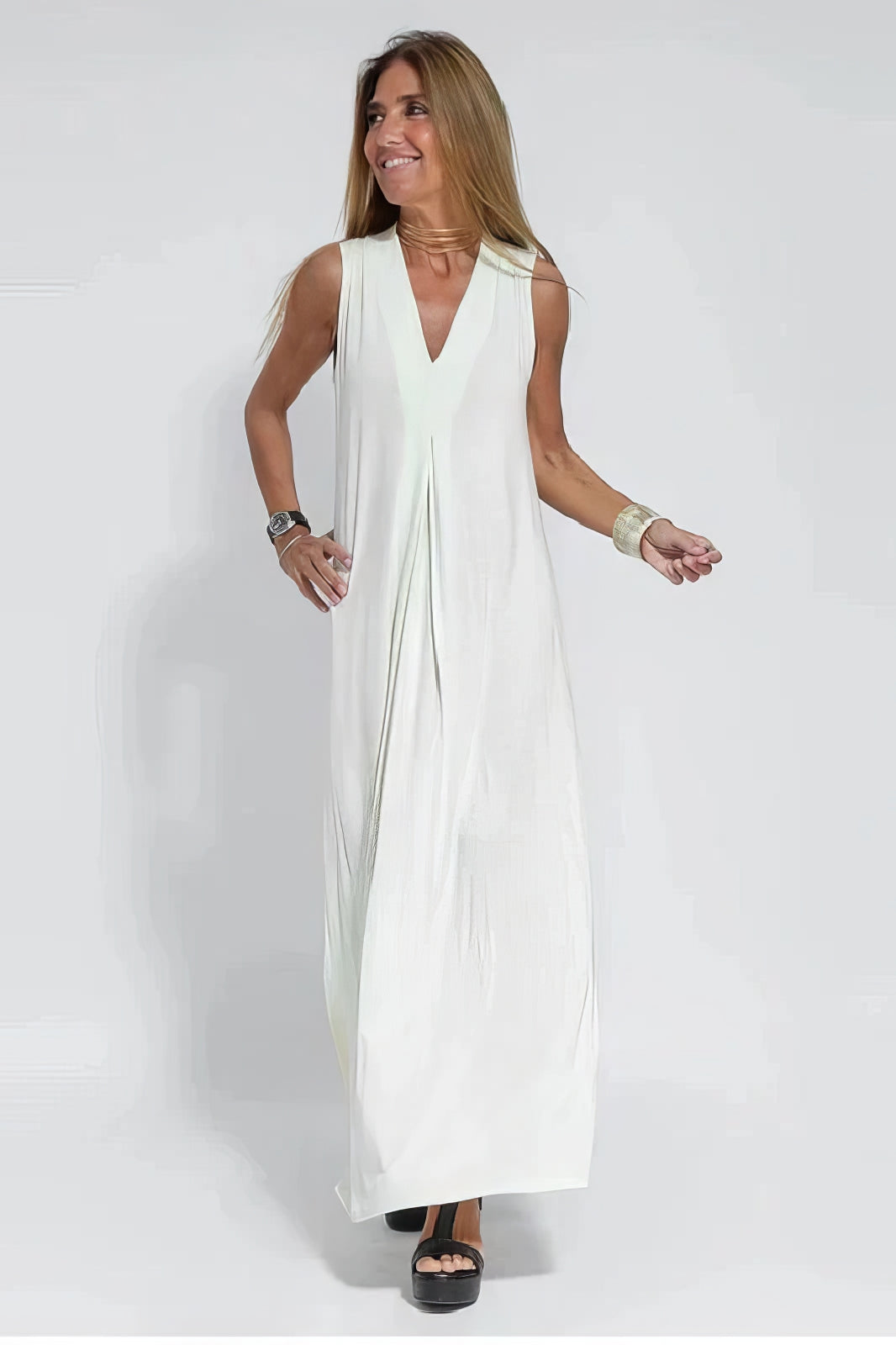 ELISE | Vestito Lungo Elegante con Cardigan Abbinato in Omaggio